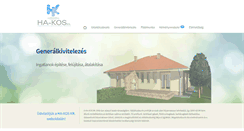 Desktop Screenshot of hakoskft.hu